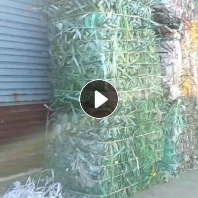 出售花漂PP打包带毛料，带铁扣，现货六米八一车