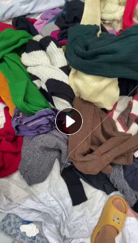 长期出售旧衣服分拣货,毛衣统货,羊毛衫,现货两三吨,货在河北邯郸