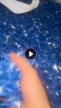 长期出售全漂纯大蓝桶破碎料，现货7吨多