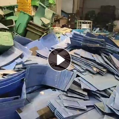 长期出售蓝色pp空心板废料，全漂的，现货10吨左右