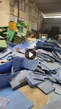 长期出售蓝色pp空心板废料，全漂的，现货10吨左右