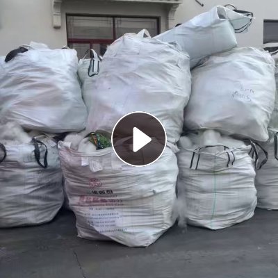 长期出售恒力下来的涤纶工业丝，涤纶废丝，毛丝块，现货三十多吨