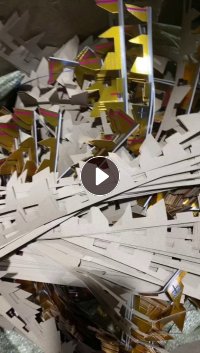 长期出售带膜的元宝纸边角料