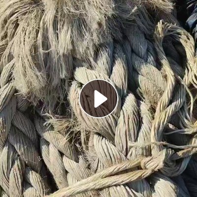 长期出售废旧缆绳，丙纶材质，丙纶缆绳，可以开花，现货有5吨左右，货在浙江舟山