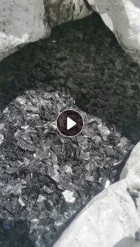 常年出售黑色PC吸塑盒破碎料，黑色阻燃PC破碎料