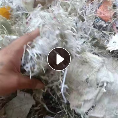 长期大量出售建筑垃圾分类出来的塑料袋子破碎料，没有灰尘，炼油用，出5个油