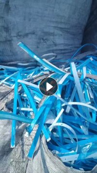 长期出售蓝色pet横条废料