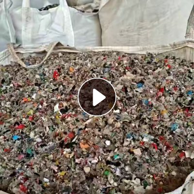 出售商标纸破碎料，油纸、餐盒、其它标签纸混装