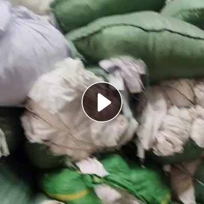 长期出售涤棉废布，涤棉碎布，开花料，现货有一百来吨，货在广东清远