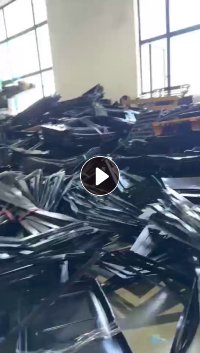 出售黑色阻燃PC废料，黑色PC吸塑盒边料，月供30吨