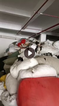 长期出售PVC沙发布皮革边角料,现货30吨,货在广东佛山