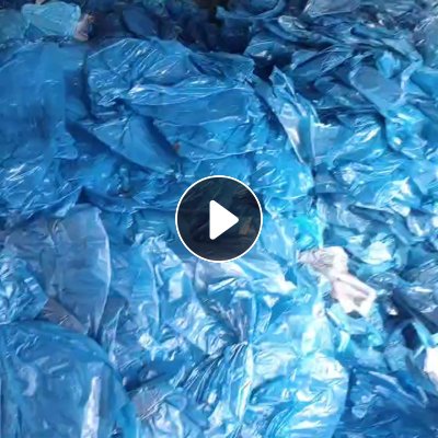 大量出售PE蓝膜废料，水洗的