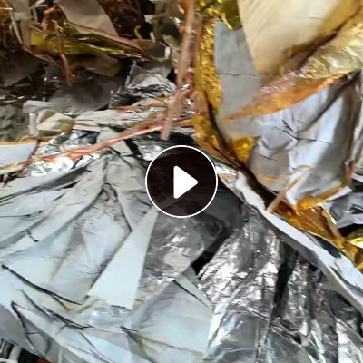 长期出售带膜的金银纸边角料