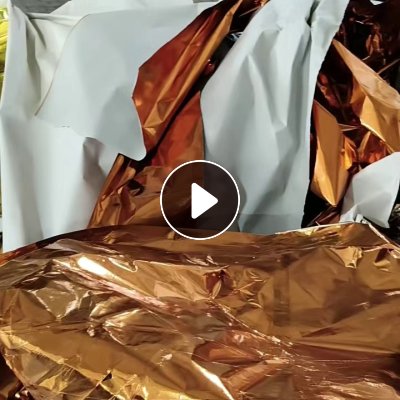 长期出售带膜的金银纸边角料