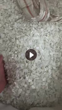 长期出售pp美缝胶管破碎料，白色的，现货够车