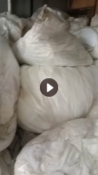长期出售白色涤纶废布，涤纶造粒布，白色，现货只有两三吨，货在浙江绍兴