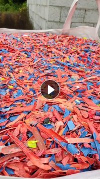 出售硬质PVC红蓝管破碎料