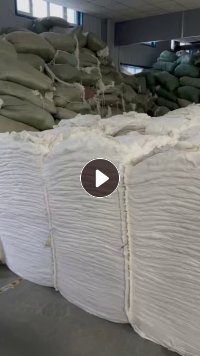 长期大量出售涤纶废丝氨纶包覆丝开出来的开花棉，现货100多吨，货在新疆阿克苏