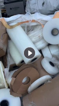 出售PE卷筒膜和散膜压包，带轻胶，现货十几吨