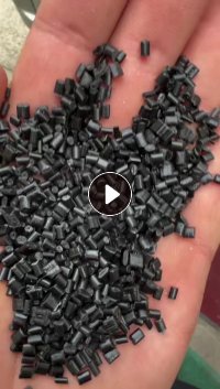 长期出售黑色的pp无纺布颗粒，pp颗粒，全漂的，过60目，可注塑用，现货60吨，货在江苏扬州