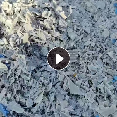 常年出售灰色PP空心板破碎料，半漂沉