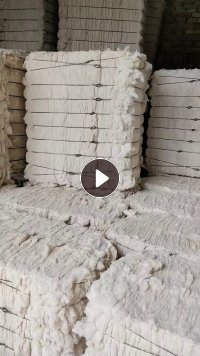 长期出售环锭纺下来扫地花开出来的开花棉，95棉以上，不到5个点的粘胶，现货25吨，可以做保温被针刺棉