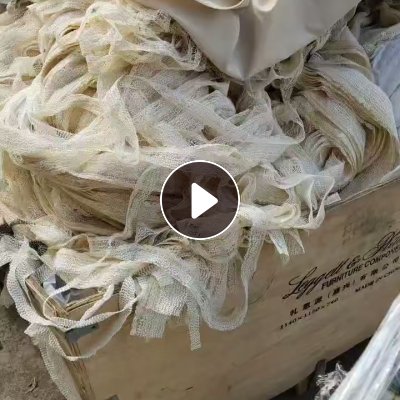 长期出售涤纶网格布，涤纶废布，可造粒用