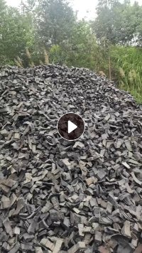 长期出售大钢丝胎胶块