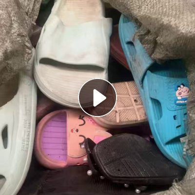 常年出售PVC废旧拖鞋