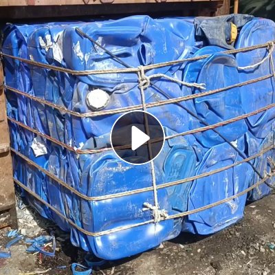 出售大小蓝桶压块，大小蓝桶废料