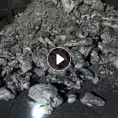 出售铝塑膜炼油下来的铝坨