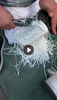 长期出售割下来的涤纶工业丝，涤纶废丝，涤纶丝，现货6吨