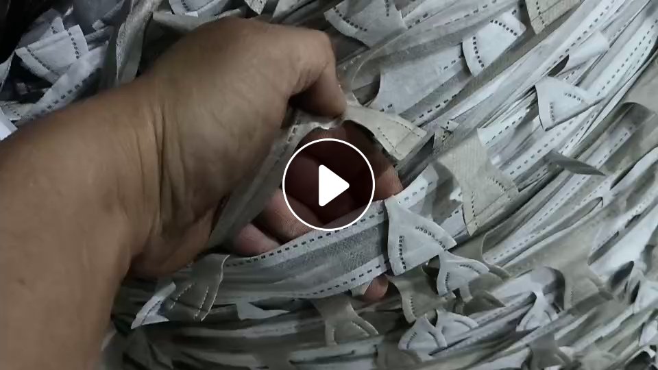 出售pp无纺布口罩边料，现货10吨左右