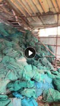 出售安全网废料，建筑工地下来的，现货7吨多