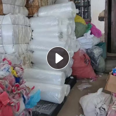 长期出售干造缠绕膜废料，不带标签，包下机，现货八九吨