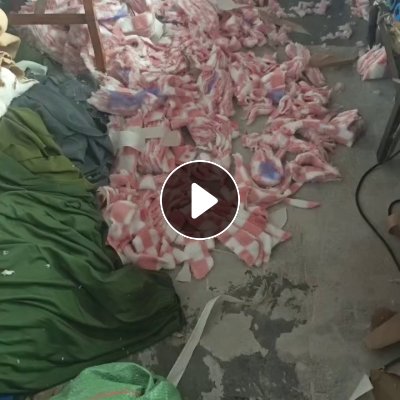 长期出售希音厂下来的服装废布，边角料，90%涤纶，都是可以拉丝的，会有一点纸，月供100吨