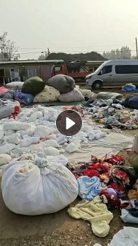 长期出售旧衣服黑料，黑料，月供20吨