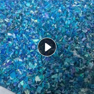 出售蓝丙真空板破碎料，蓝色PP中空板破碎料