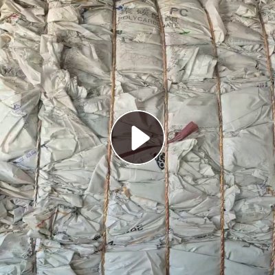 长期出售干造乳白袋废料，98%左右的pp/pe，现货9.6一车