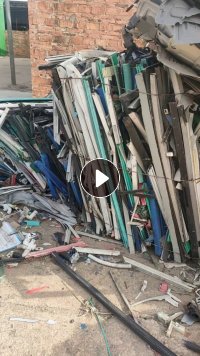 出售PVC门框毛料，是冰箱门框上下来的，现货20多吨