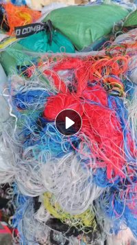 长期出售做书包下来的杂色纯丙纶废丝，丙纶废布，丙纶边角料，现货24吨