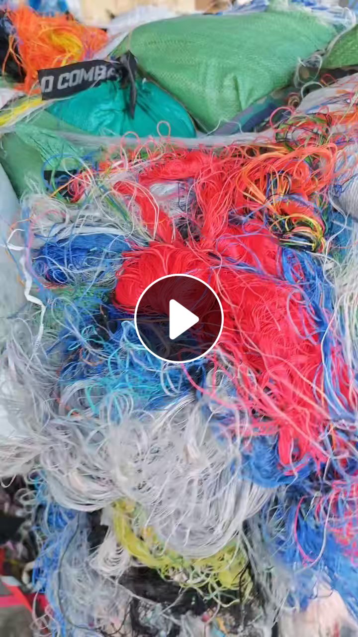 长期出售做书包下来的杂色纯丙纶废丝，丙纶废布，丙纶边角料，现货24吨