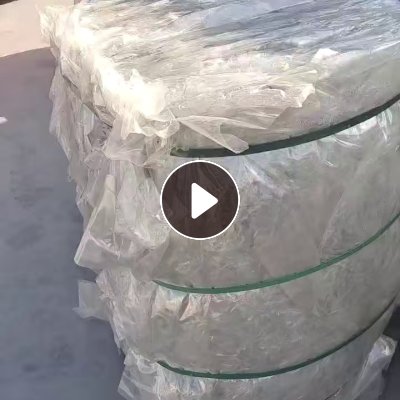 大量出售无胶PET膜废料，现货十多吨