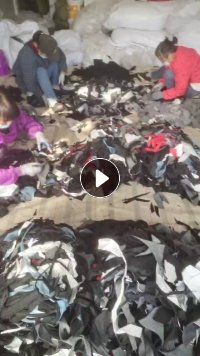 大量回收双面羊绒废料