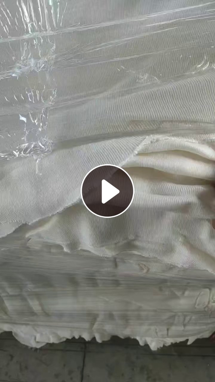 长期出售白色的圆机布，圆机棉布，棉布块，现货六七吨