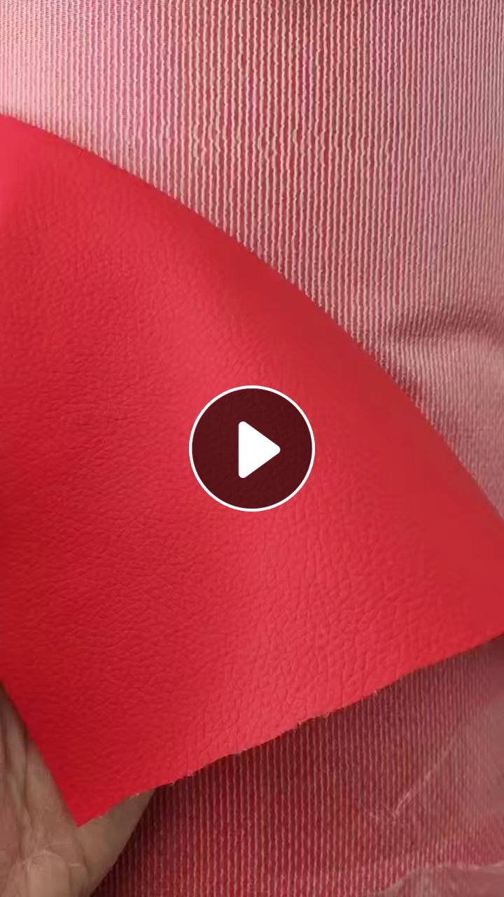 长期出售红色库存皮革布，一等品，二等品都有，在河北石家庄