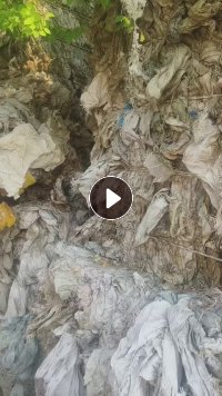 出售编织袋废料，炼油，现货50吨