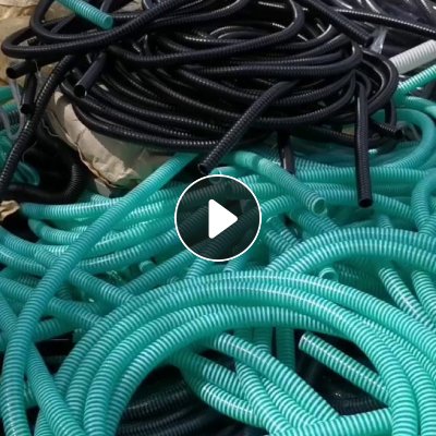 长期出售PVC管废料，带钢丝和不带钢丝的都有