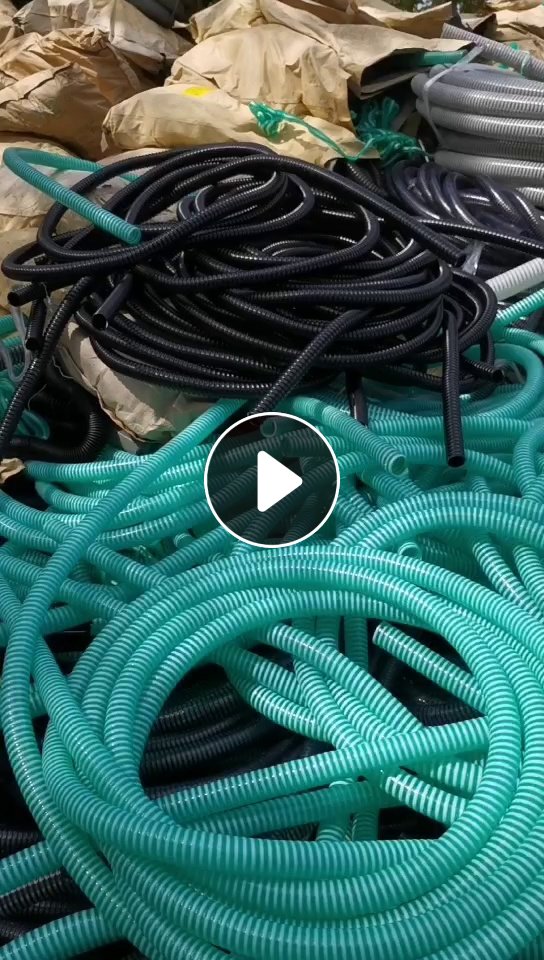 长期出售PVC管废料，带钢丝和不带钢丝的都有