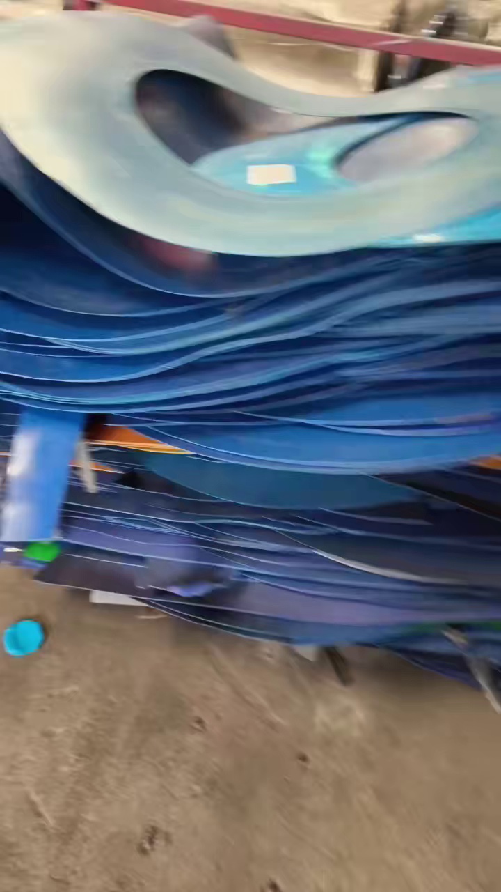 低压的全浮钢卷包装皮粉碎料，毛料都可以出